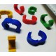 BAGUE CLIPS Ø 12 PLAST. 1 COULEUR POUR FAISANS 