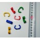 BAGUE CLIPS Ø 12 PLAST. 1 COULEUR POUR FAISANS 