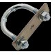 Etrier 1½"  2", avec contre-plaque de renfort