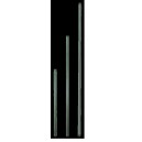 Tuyau de raccordement Inox ½", 125 cm, droit, m/m