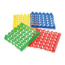 Alv&eacute;ole plastique 30 oeufs bleu